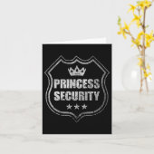 Princess Security Protection Geburtstagspartei Mat Karte (Gelbe Blume)