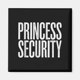 Princess Security Protection Retro Castle Magnet
