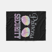 Princess Security Protection Retro Castle Men Wome Fleecedecke (Vorderseite (Horizontal))