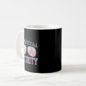Princess Security Protection Retro Castle Men Wome Kaffeetasse (Vorderseite Links)