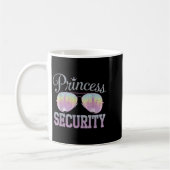 Princess Security Protection Retro Castle Men Wome Kaffeetasse (Links)