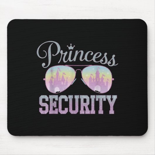 Princess Security Protection Retro Castle Men Wome Mousepad (Vorne)