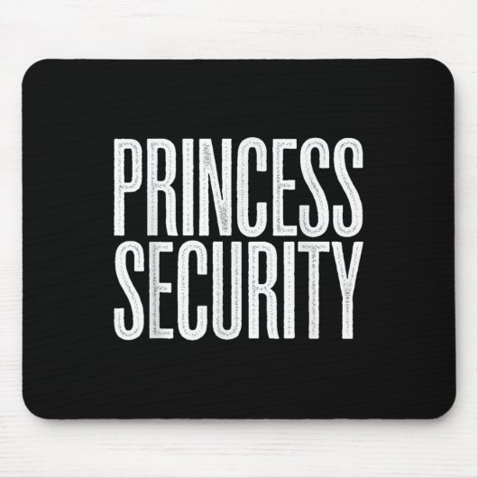 Princess Security Protection Retro Castle Mousepad (Vorne)