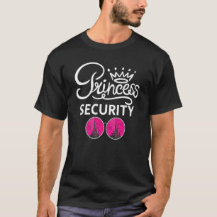 Princess Security Sprichwort für Boyfriend Vater B T-Shirt