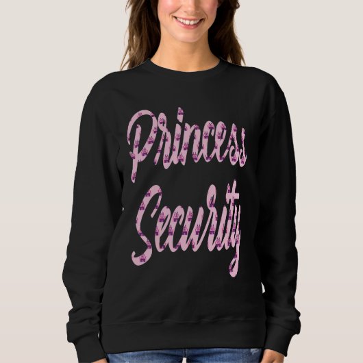 Princess Security Team Big Brother Ankündigung Fl Sweatshirt (Vorderseite)