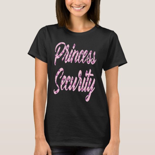 Princess Security Team Big Brother Ankündigung Fl T-Shirt (Vorderseite)