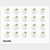 Princess Seeks Frog Round Sticker (Blatt)