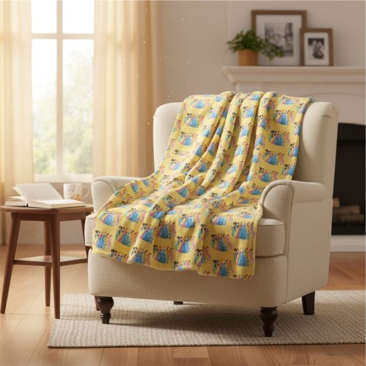 Princess Sherpa Blanket Sherpadecke