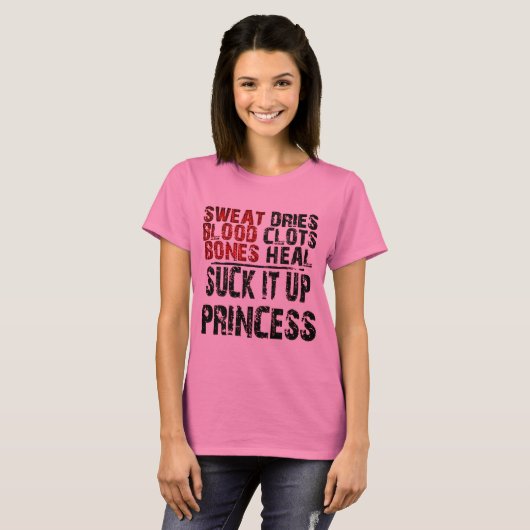 Princess sind zum Kotzen T-Shirt (Vorne ganz)
