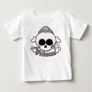 Princess Skull Baby T-shirt