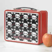 Princess Skull&Cross Bones Metall Brotdose (Beispiel)