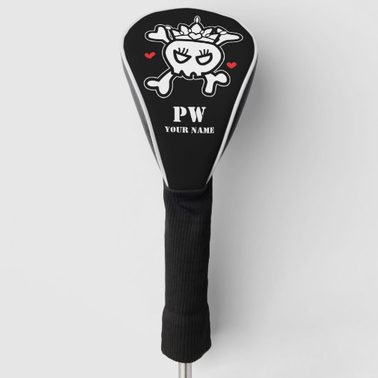 Princess Skull Golf Headcover (Vorderseite)