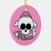 Princess Skull Keramikornament (Rechts)