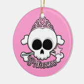 Princess Skull Keramikornament (Links)