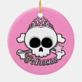 Princess Skull Keramikornament (Hinten)