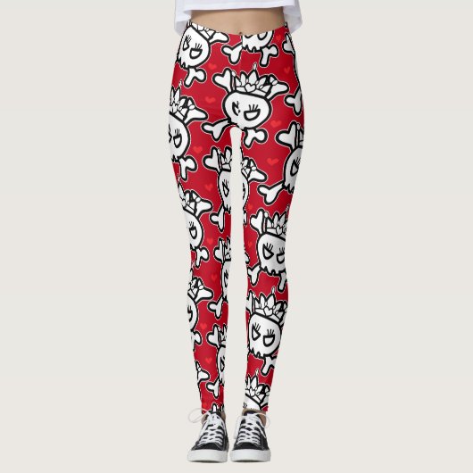 Princess Skull Leggings (Vorderseite)