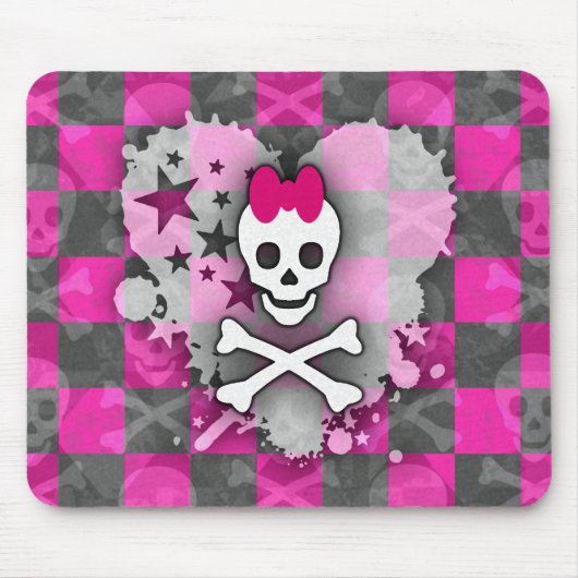 Princess Skull Mouse Pad Mousepad (Vorne)