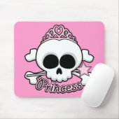 Princess Skull Mousepad (Mit Mouse)