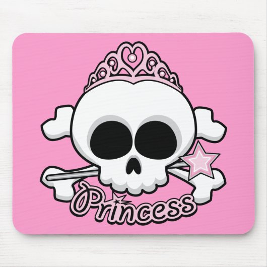Princess Skull Mousepad (Vorne)
