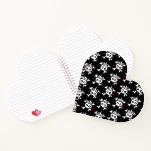 Princess Skull Notebook Notizblock