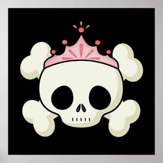 Princess Skull Poster (Vorne)