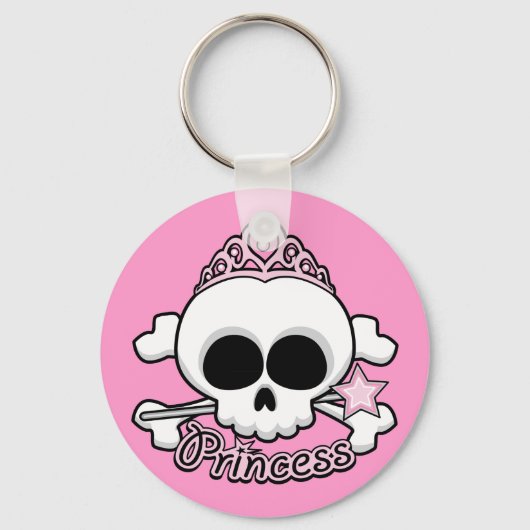 Princess Skull Schlüsselanhänger (Vorderseite)