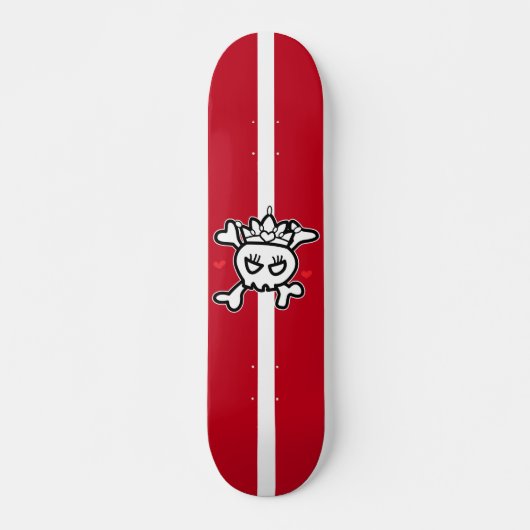 Princess Skull Skateboard (Vorne)