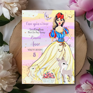 Princess Snowy Birthday Einladung