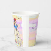 Princess Snowy Birthday Paper Cup Pappbecher (Rechts)
