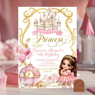 Princess Spanish Fourever eine Prinzessin Einladun Einladung
