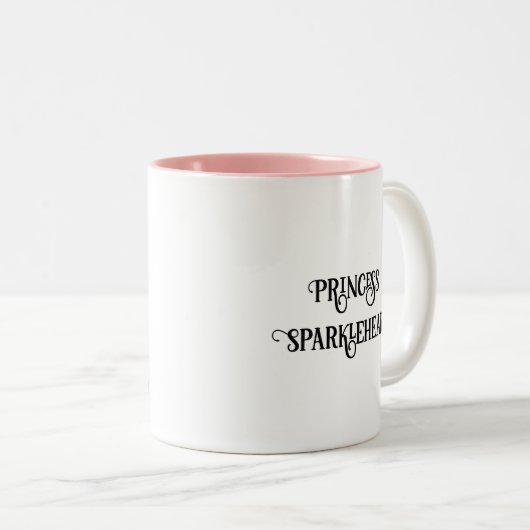 Princess Sparkleheart Westie Tasse (VorderseiteRechts)