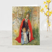Princess Spring Mother and Daughter Karte (Gelbe Blume)