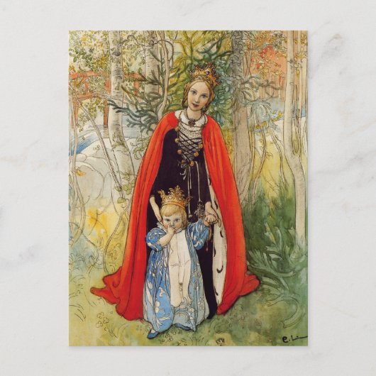 Princess Spring Mother and Daughter Postkarte (Vorderseite)