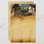 PRINCESS ST.GEORGE AND DRAGON, Brown Parchment Briefpapier (Vorne/Hinten)