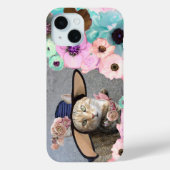PRINCESS-STATUS/ELEGANTE KATZE,GROSSE DIVA-HAT UND Case-Mate iPhone HÜLLE (Rückseite)