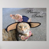 PRINCESS-STATUS/ELEGANTE KATZE,GROSSE DIVA-HAT UND POSTER (Vorne)