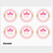 Princess Stickers - Geburtstagsgunst (Pink Gold) (Blatt)