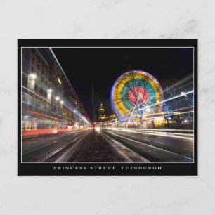 Princess Street, Edinburg Postkarte