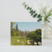 Princess Street Gardens Postkarte (Stehend Vorderseite)