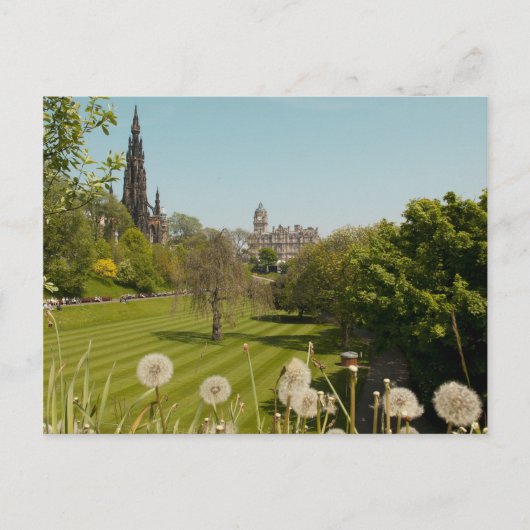 Princess Street Gardens Postkarte (Vorderseite)