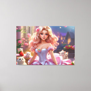 Princess Stretched Canvas Print Leinwanddruck