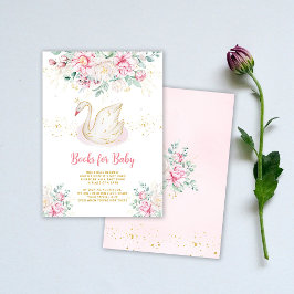 Princess Swan Books for Baby Enclosure Card Begleitkarte