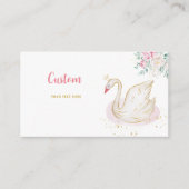 Princess Swan Custom Begleitkarte (Vorderseite)