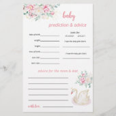 Princess Swan Predictions Game Flyer (Vorne)