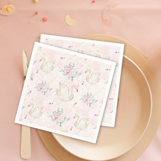 Princess Swan Serviette