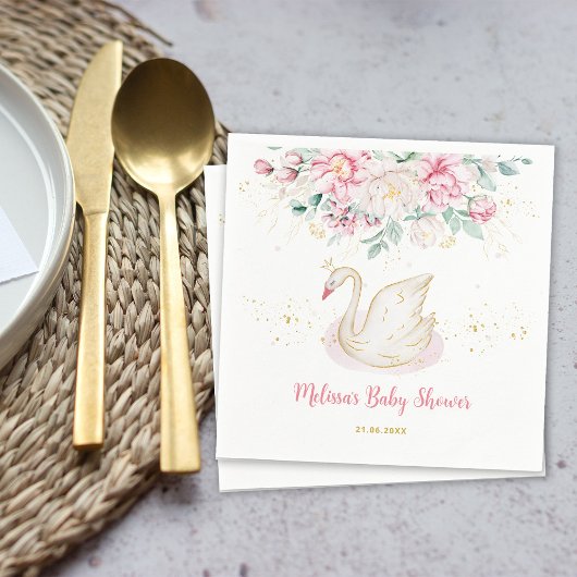 Princess Swan Serviette