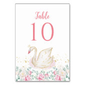 Princess Swan Tischnummer (Rückseite)