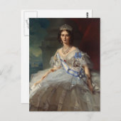Princess Tatiana Alexandrovna Yusupova, 1858 Postkarte (Vorne/Hinten)