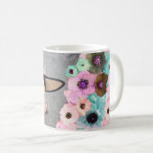 PRINCESS TATUS CAT,ELEGANTE GROSSE DIVA HAT UND RO KAFFEETASSE (VorderseiteRechts)