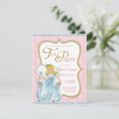 Princess Tea Party Einladung (Stehend Vorderseite)